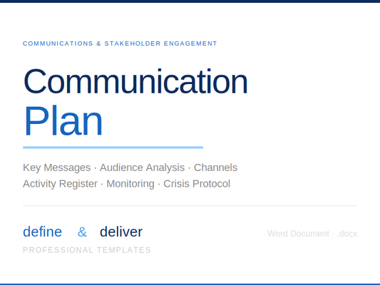 Communication Plan