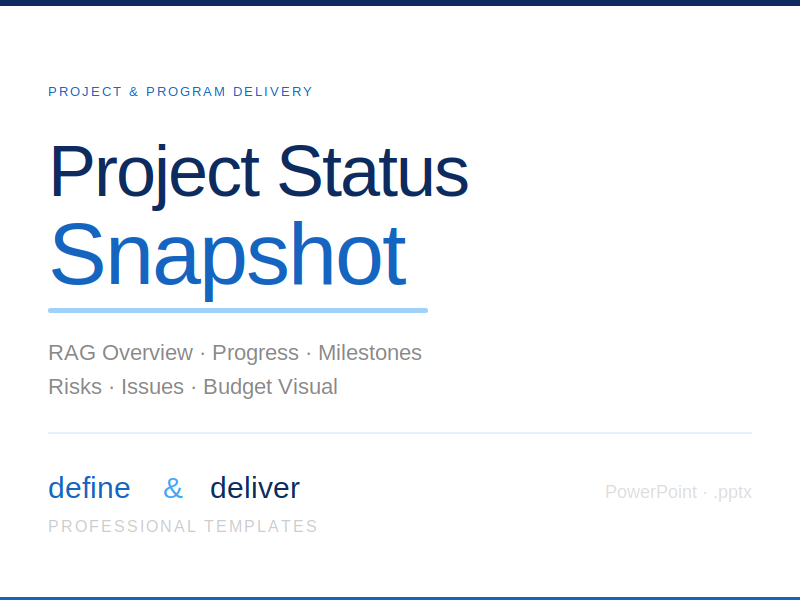 Project Status Snapshot