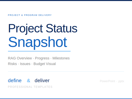Project Status Snapshot